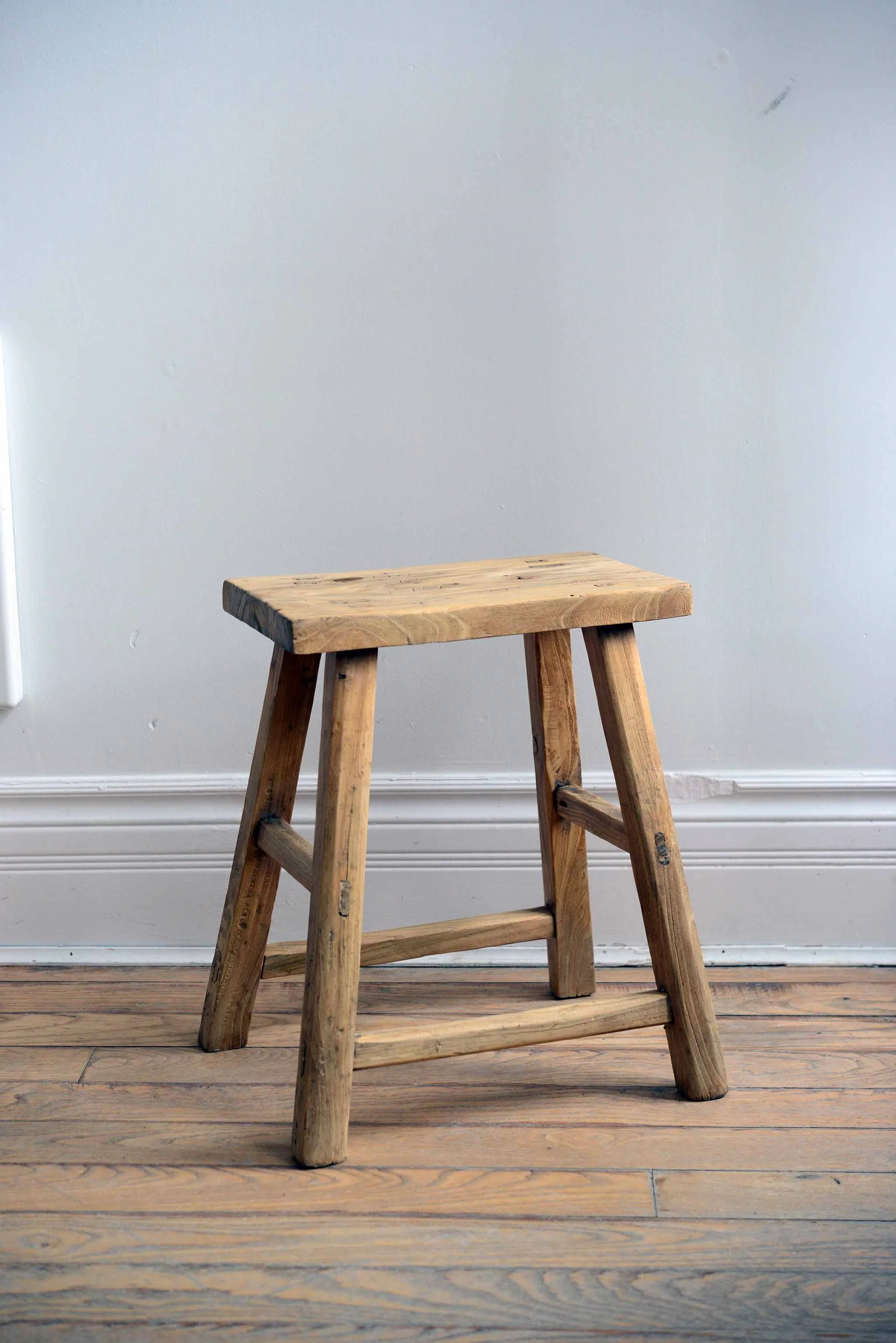 Reclaimed wood Vintage Stools — White Hill Home - Shop, Be